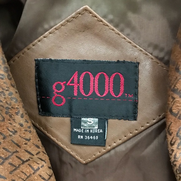 Brown Leather g4000 Jacket - Picture 2 of 8